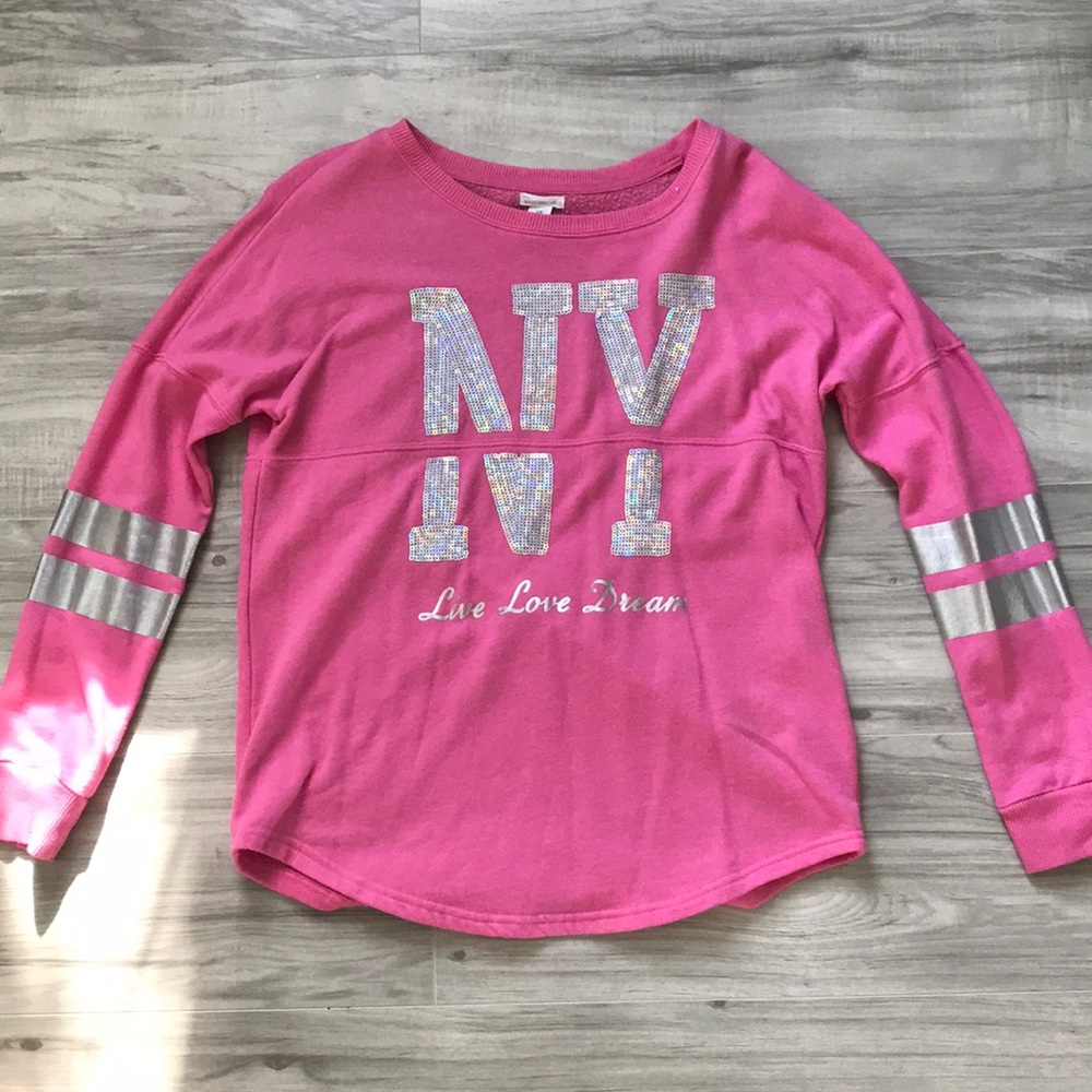 Live, Love, Dream Long Sleeve Varsity Style Shirt